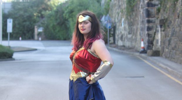 Becca as Wonder Woman