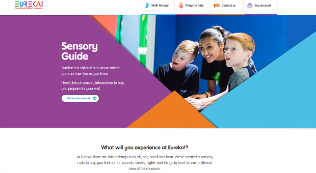 Sensory Guide website home