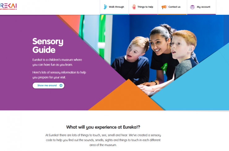 Sensory Guide website home