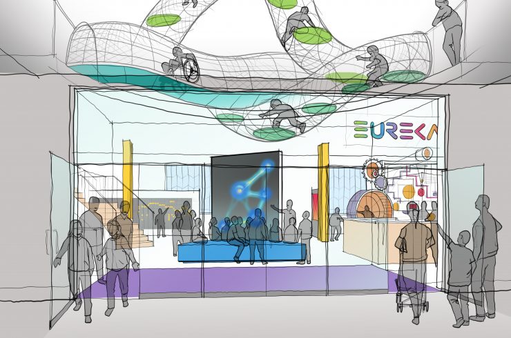 How the Eureka! Mersey entrance area may look